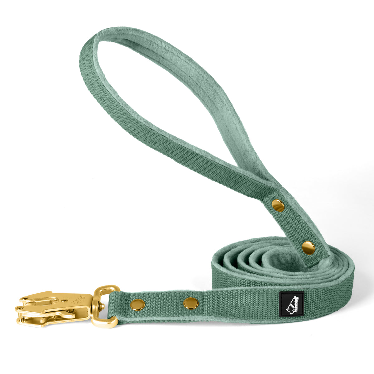 Guinzaglio da passeggio Golden Khaki - Guinzaglio in nylon sicuro di diverse lunghezze