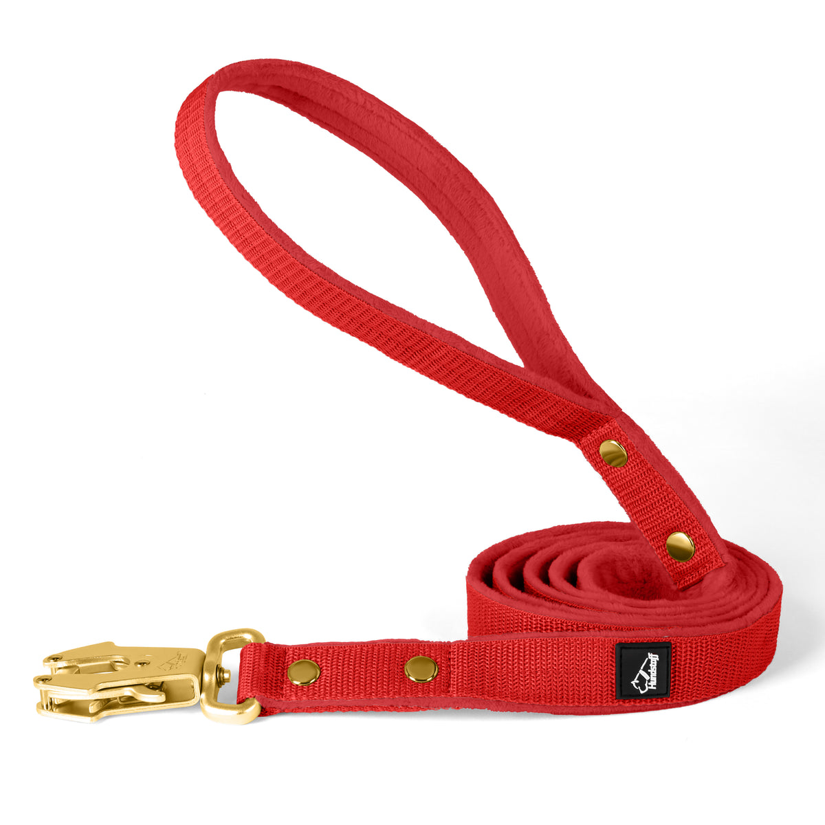 Walk Leash Gold Edition Red