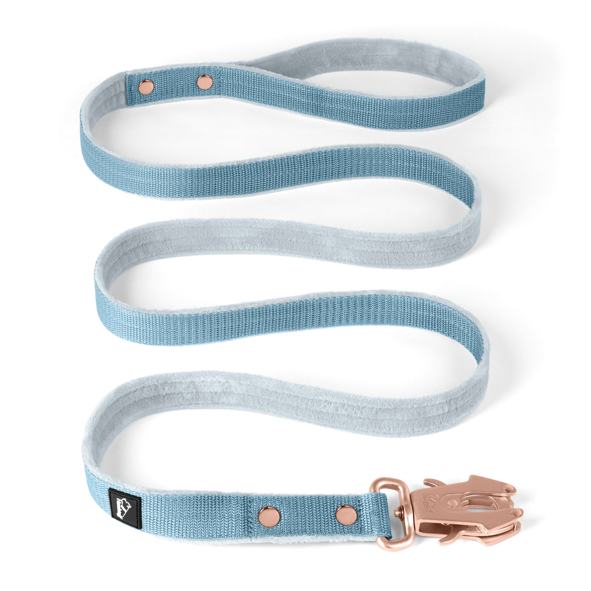 Walk Leash Rose Edition Pastel Blue - Guinzaglio in nylon sicuro di diverse lunghezze