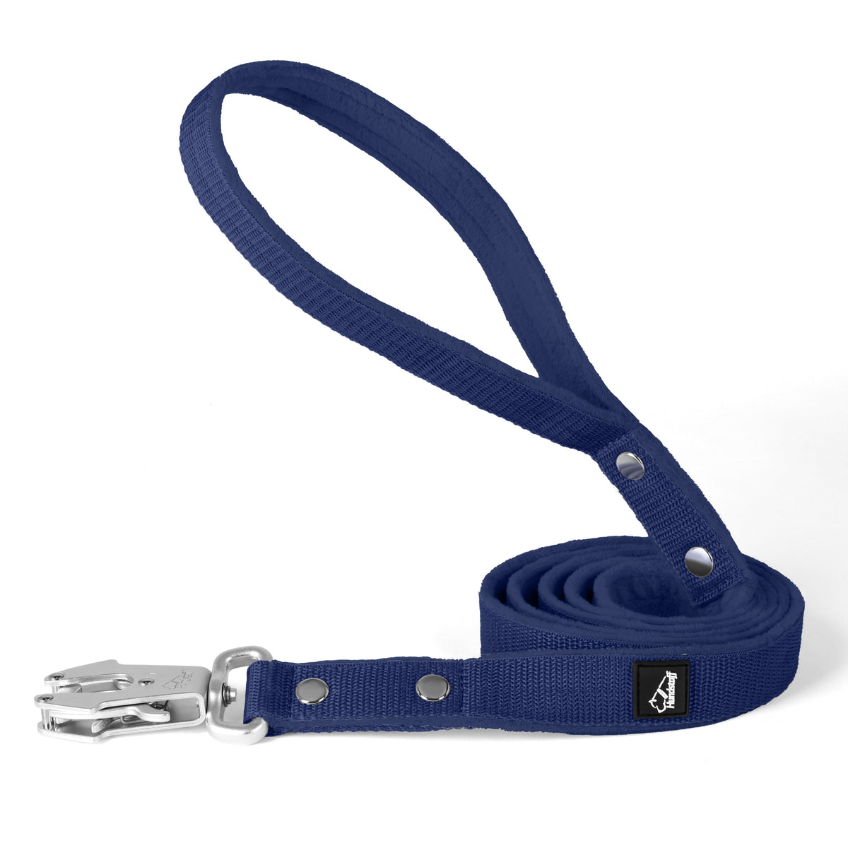 Walk Leash Navy Blue - Guinzaglio in nylon sicuro di diverse lunghezze