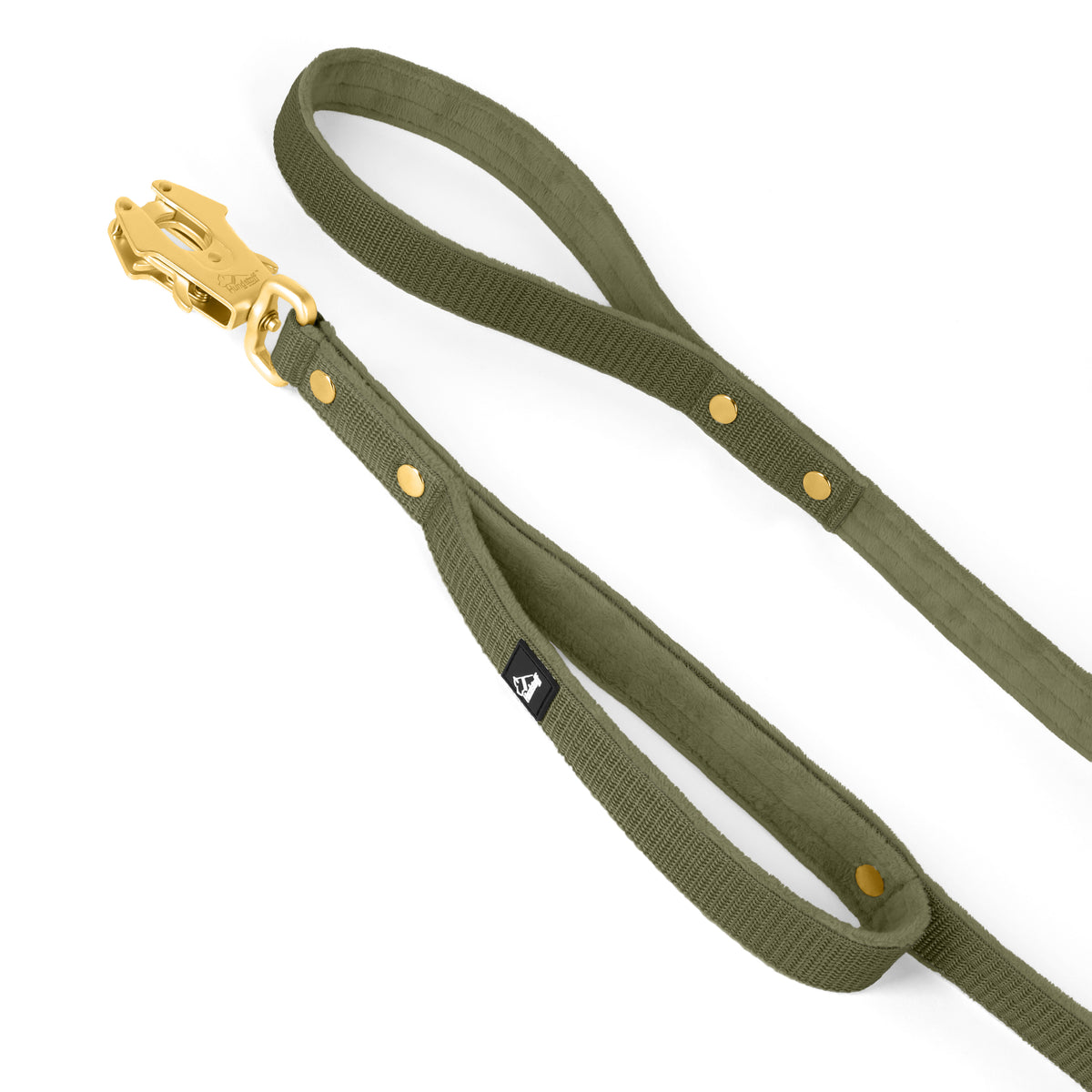 Guard Leash Golden Edition Khaki - Guard leash with extra handle