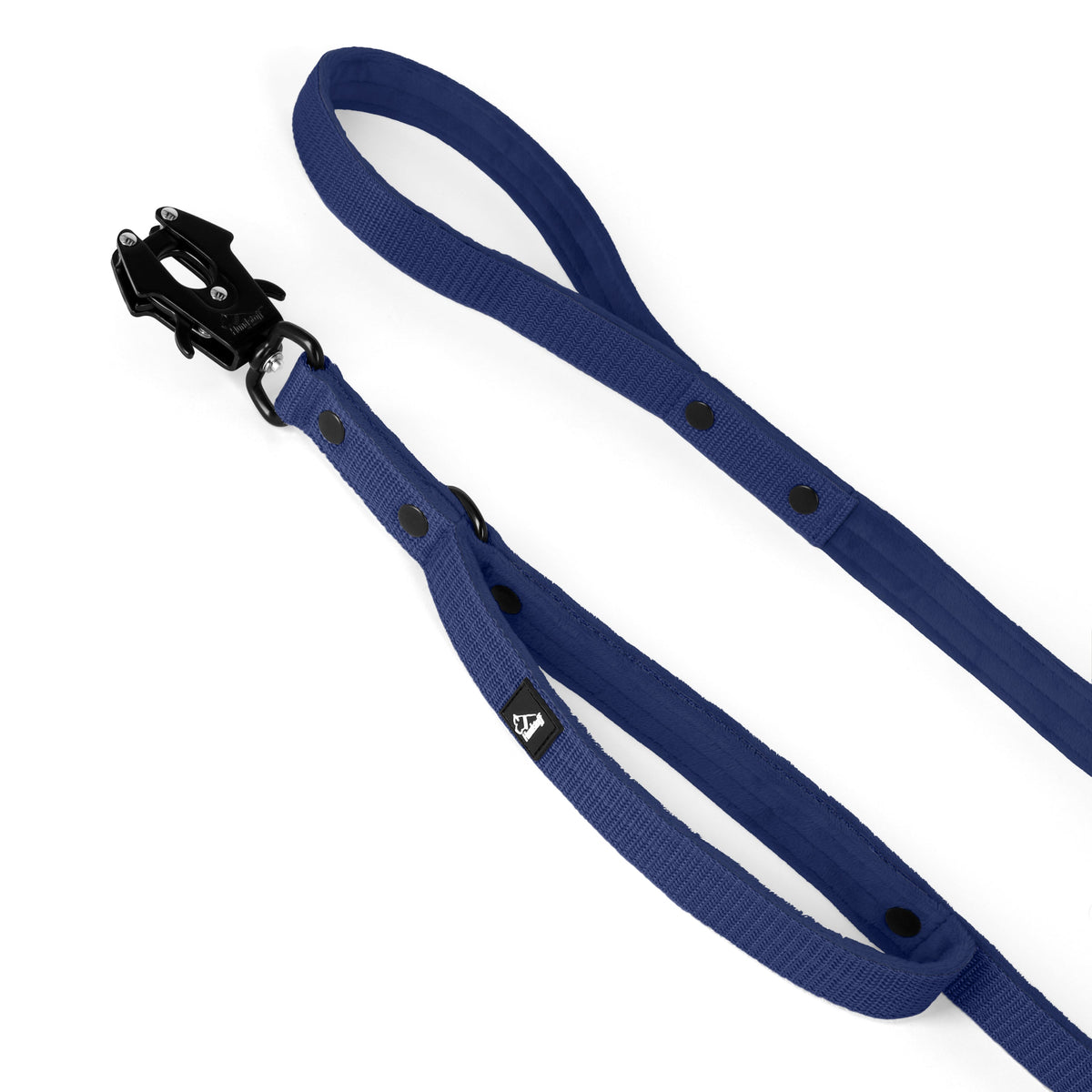Guinzaglio da guardia Black Edition Navy Blue - Guinzaglio da guardia con impugnatura supplementare