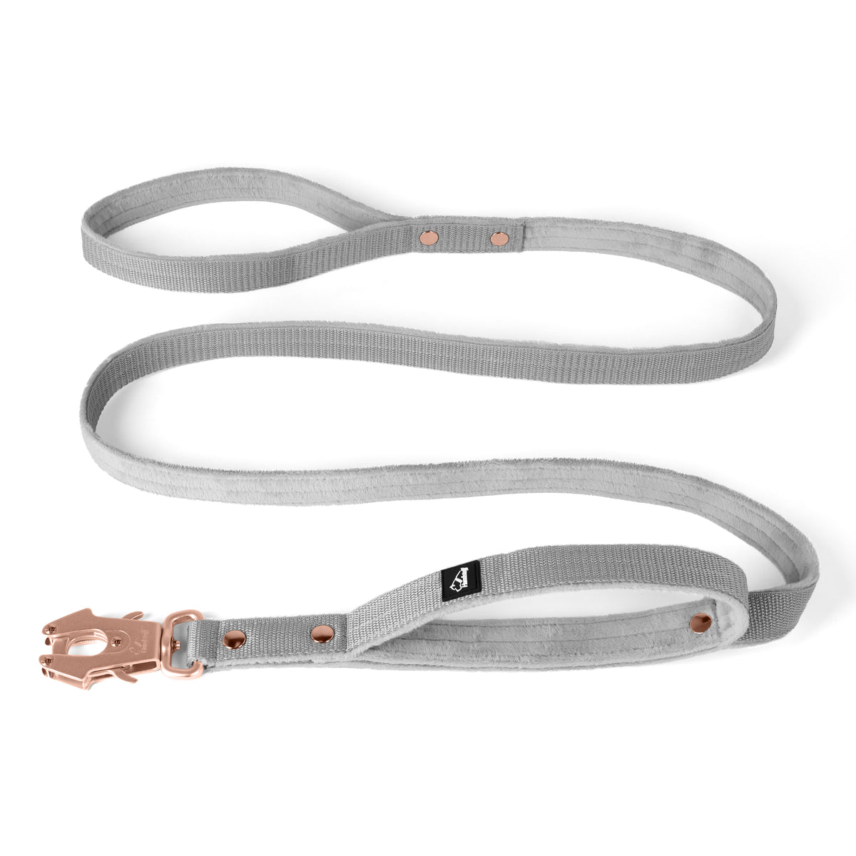 Guard Leash Rose Edition Grey - Guard Leash met extra handvat