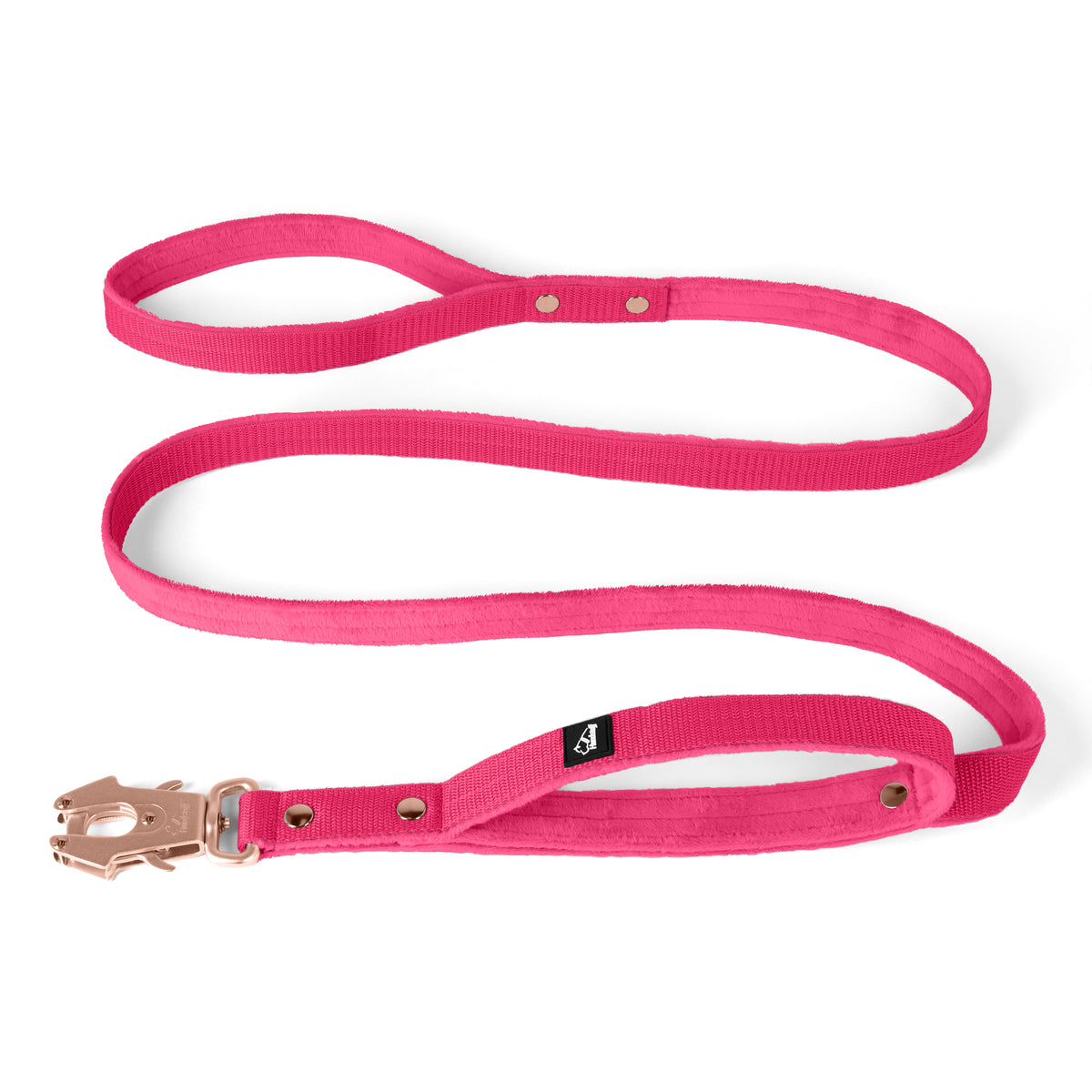 Guinzaglio da guardia Rose Edition Pink - Guinzaglio da guardia con impugnatura supplementare