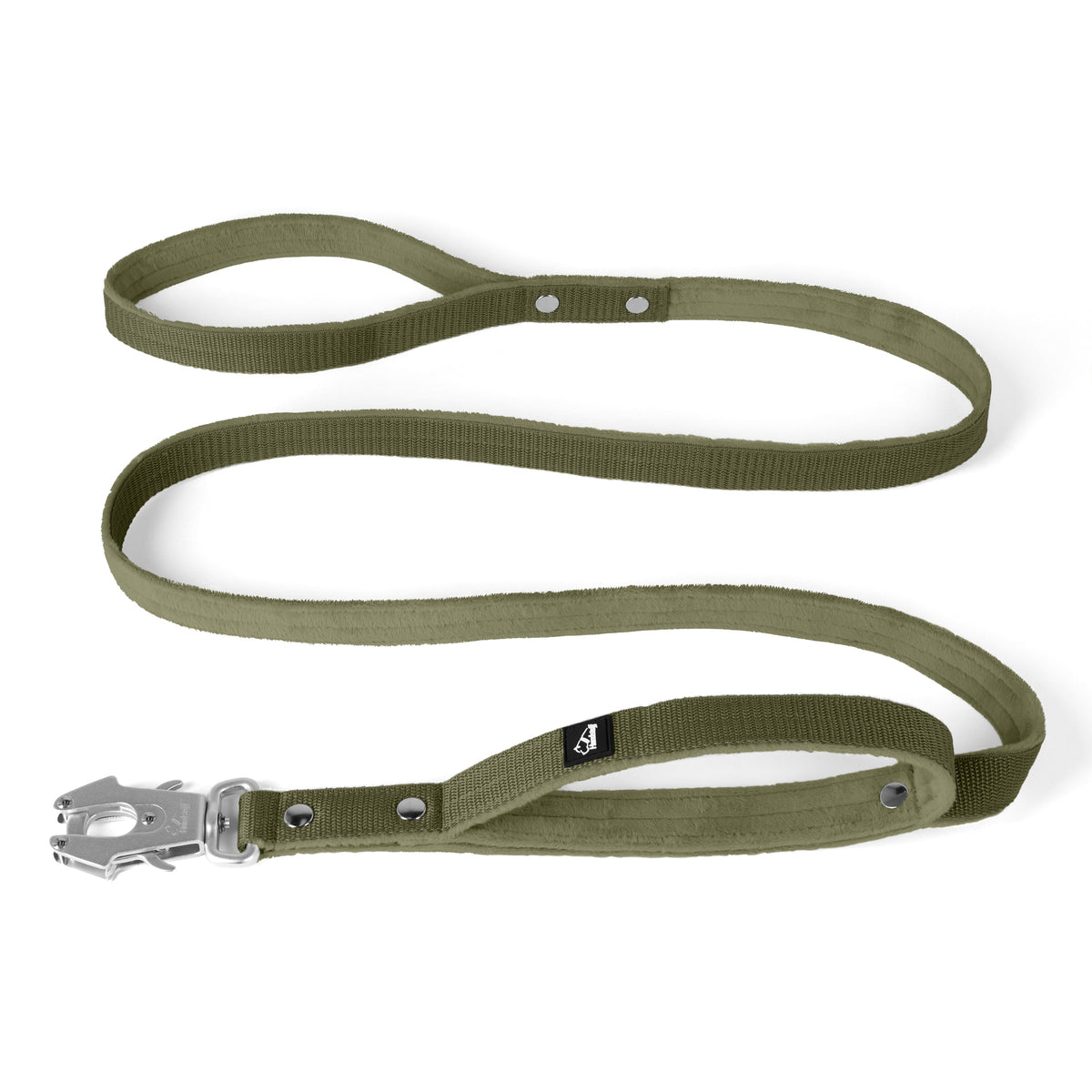 Guinzaglio da guardia Khaki - Guinzaglio da guardia con impugnatura supplementare