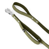 Guard Leash Olive Green - Guard leash with extra handle