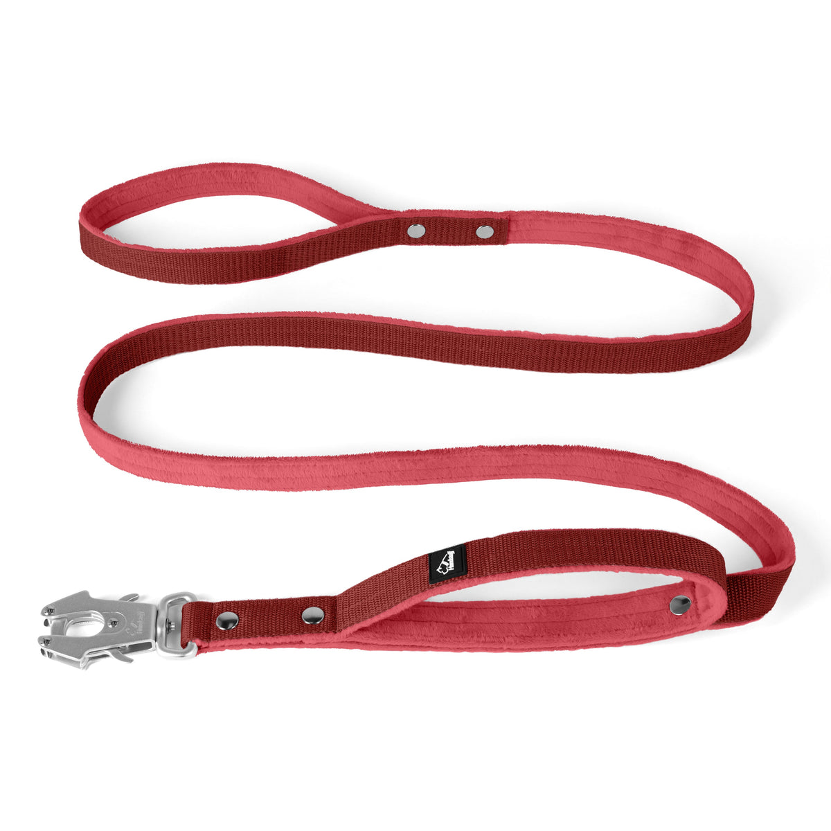 Guard Leash Silver Edition Raspberry Red