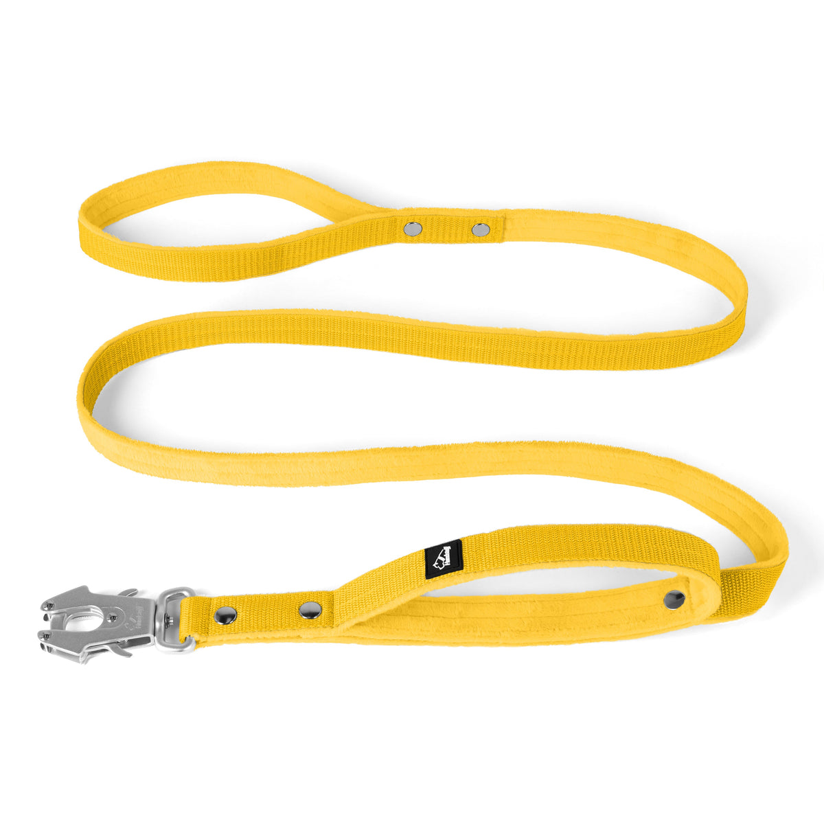 Guinzaglio da guardia giallo - Guinzaglio da guardia con impugnatura supplementare