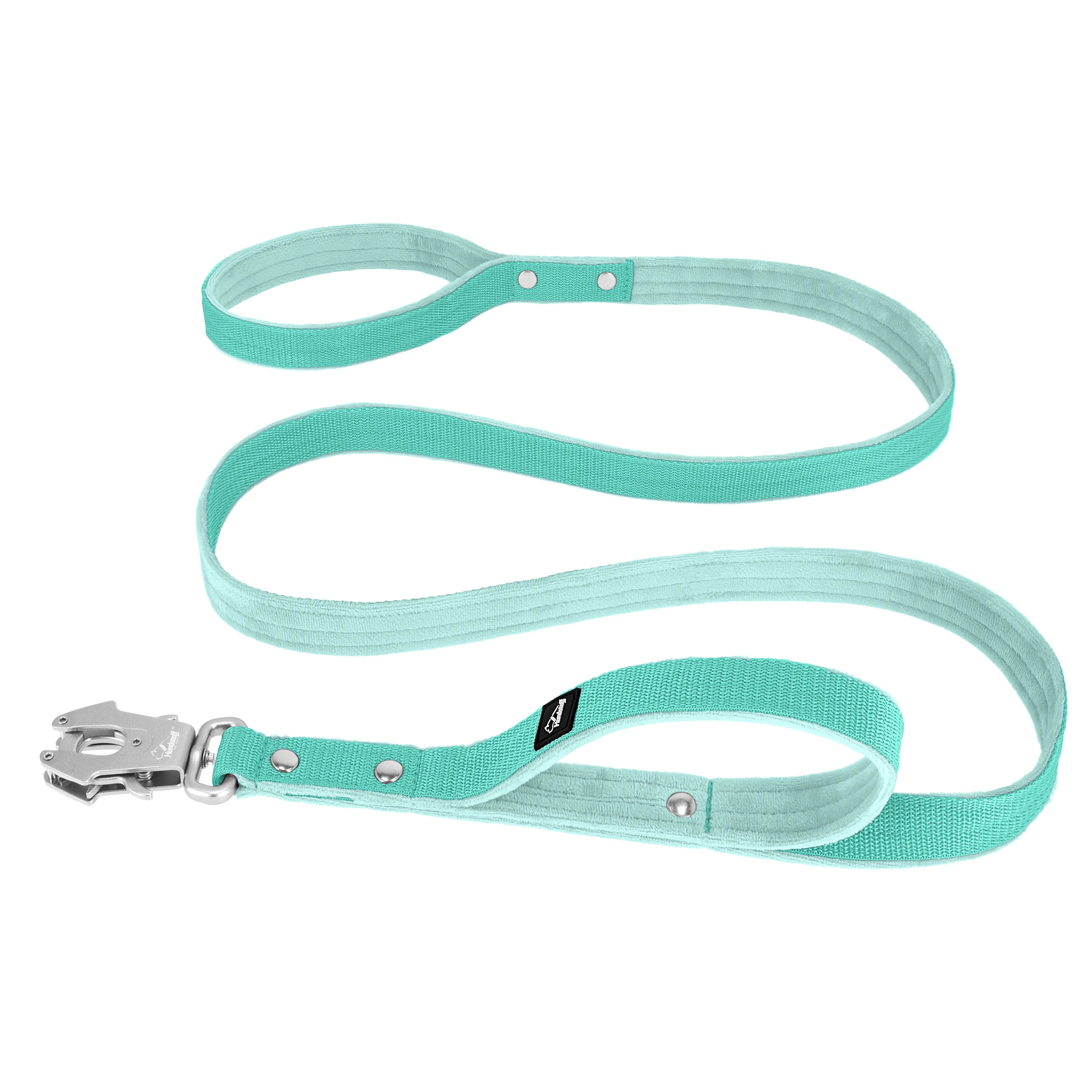 Guard Leash Baby Blue - Guard leash with extra handle