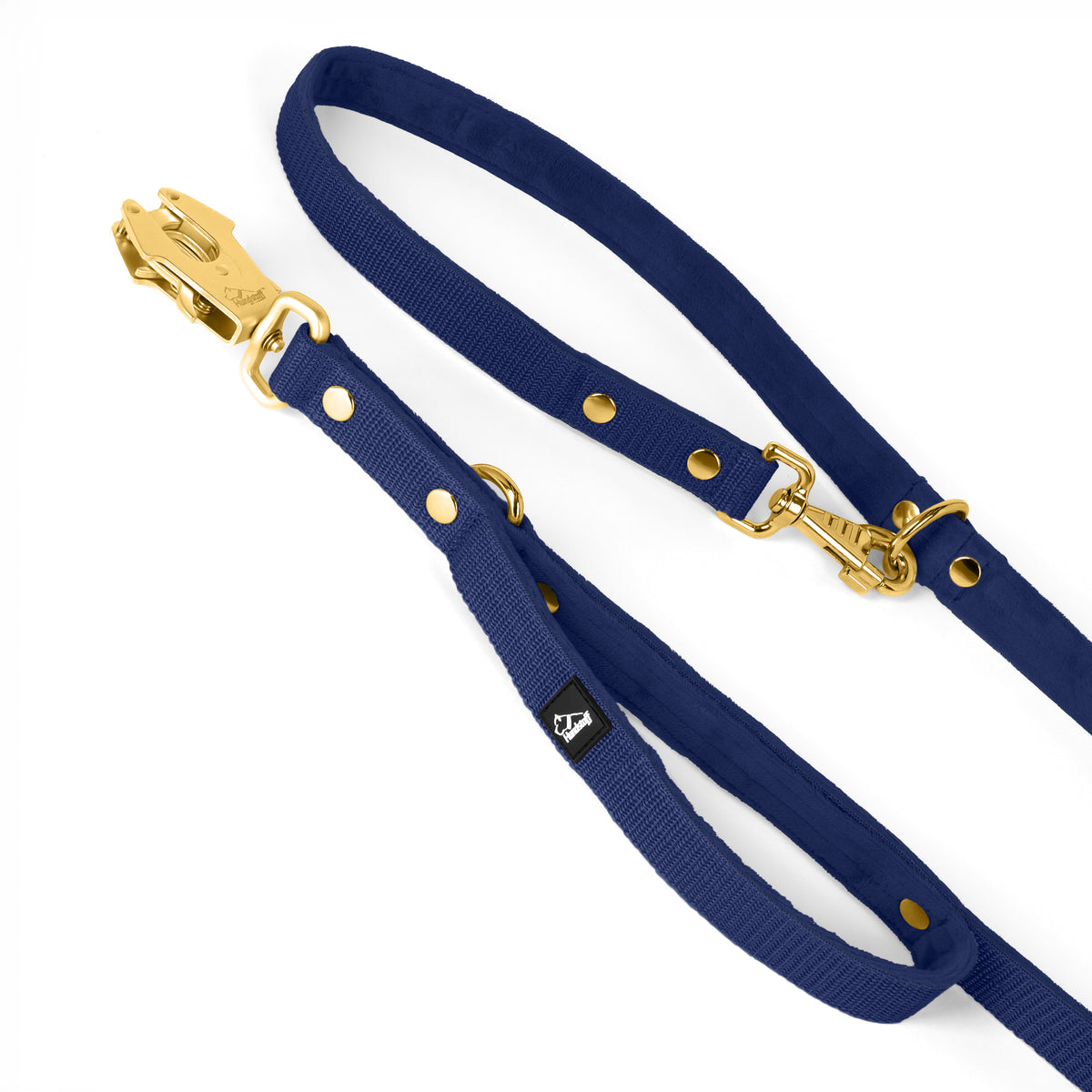 Multi Guard Leash Gold Edition Navy Blue
