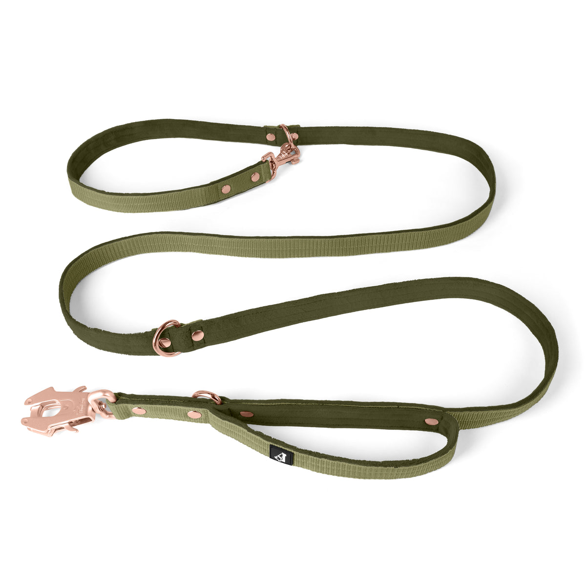 Multi Guard Leash Rose Edition Olive Green - Multi-guard leash