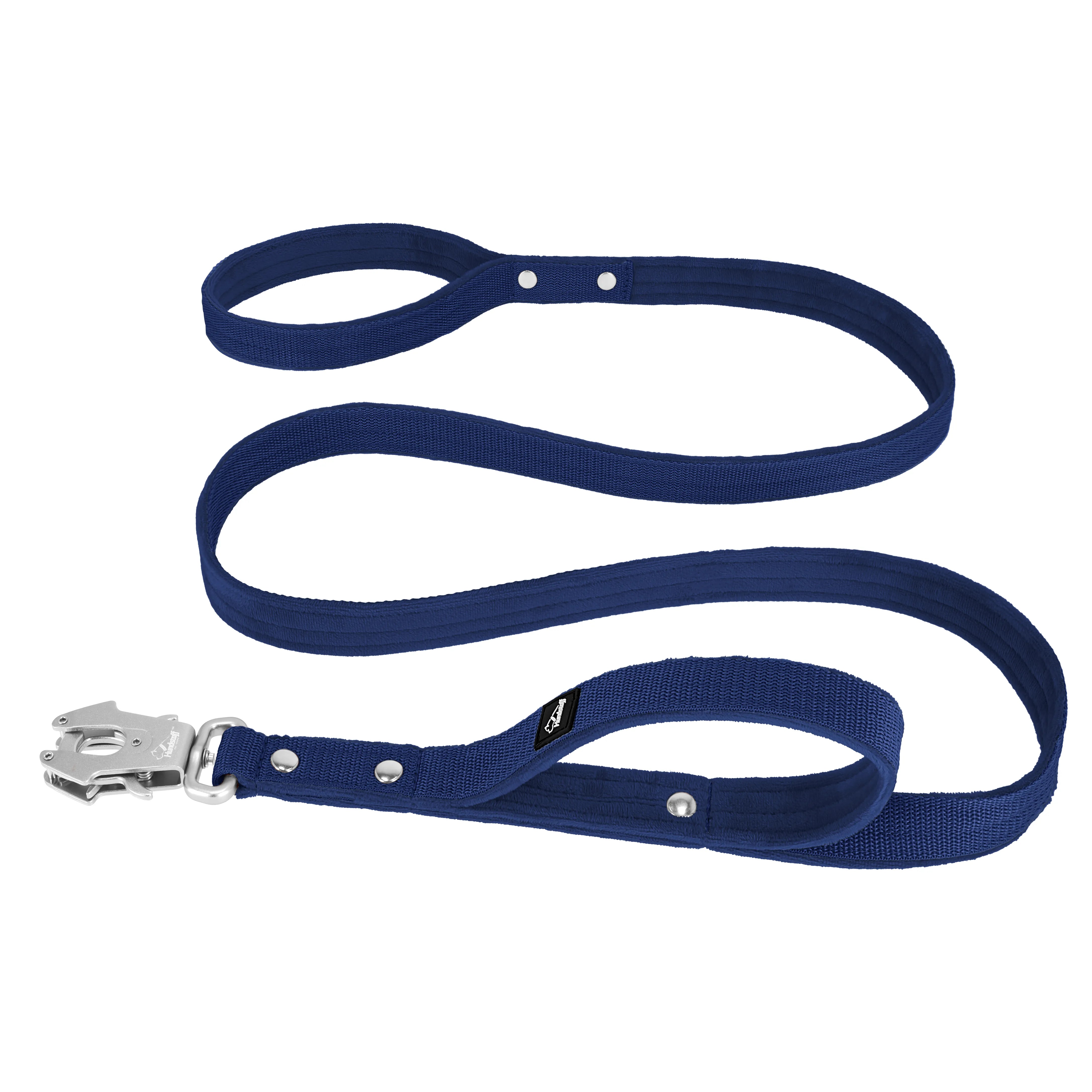 Guard Leash Navy Blue - Guard leash with extra handle