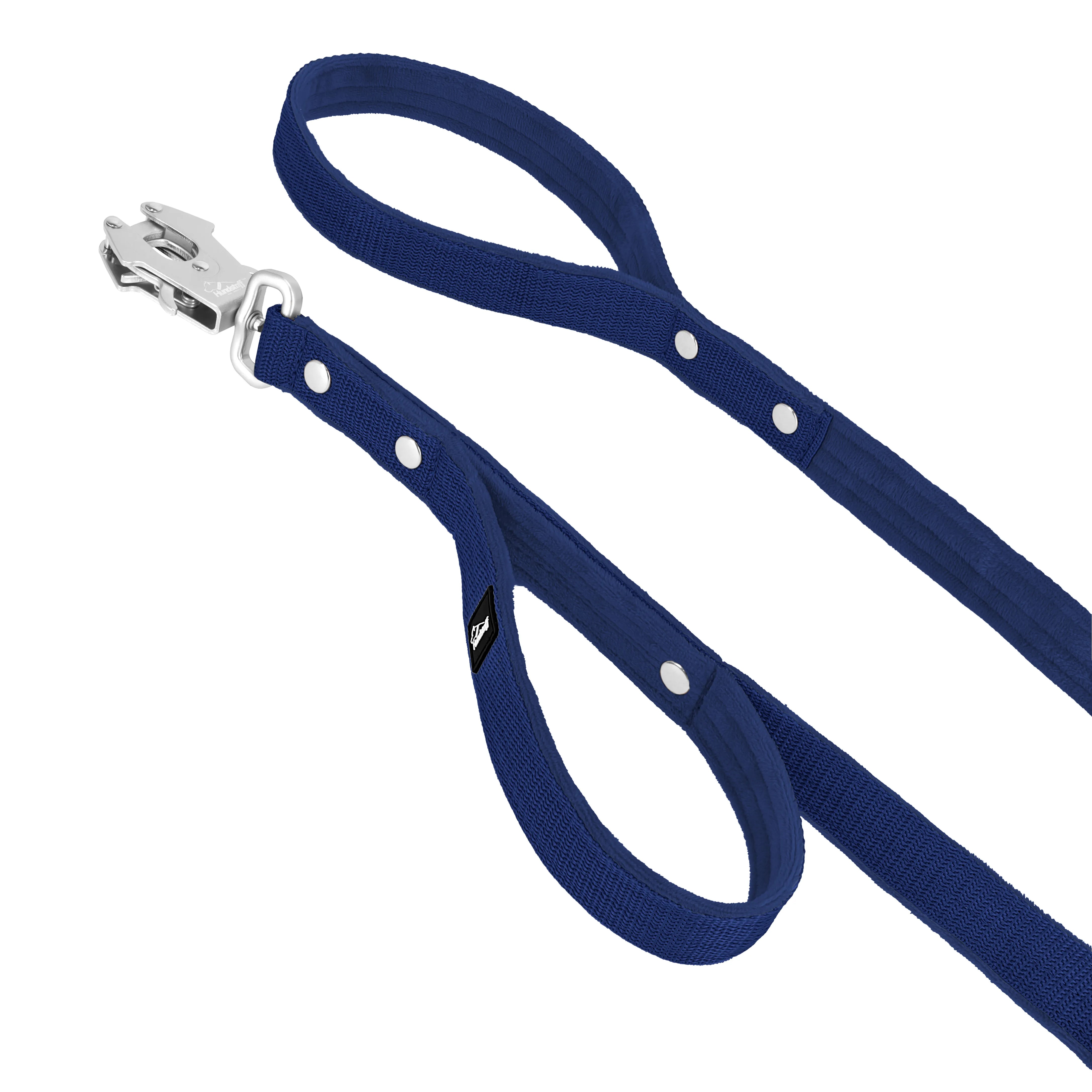 Guard Leash Navy Blue - Guard leash with extra handle
