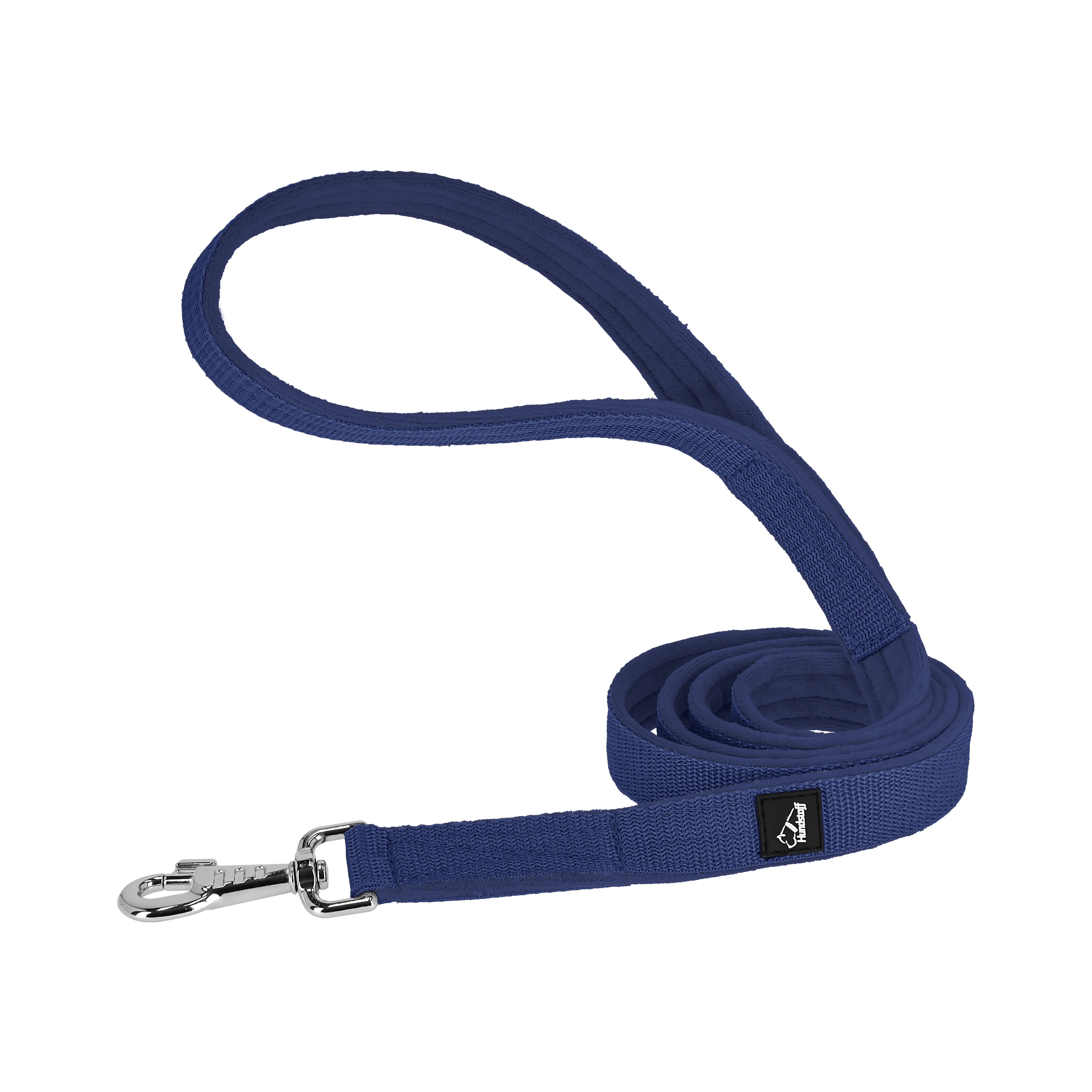 Martingale Chain Set Blue – Half choke collar &amp; leash