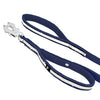 Guard Leash Safe Navy Blue - Guard leash with handle & reflector