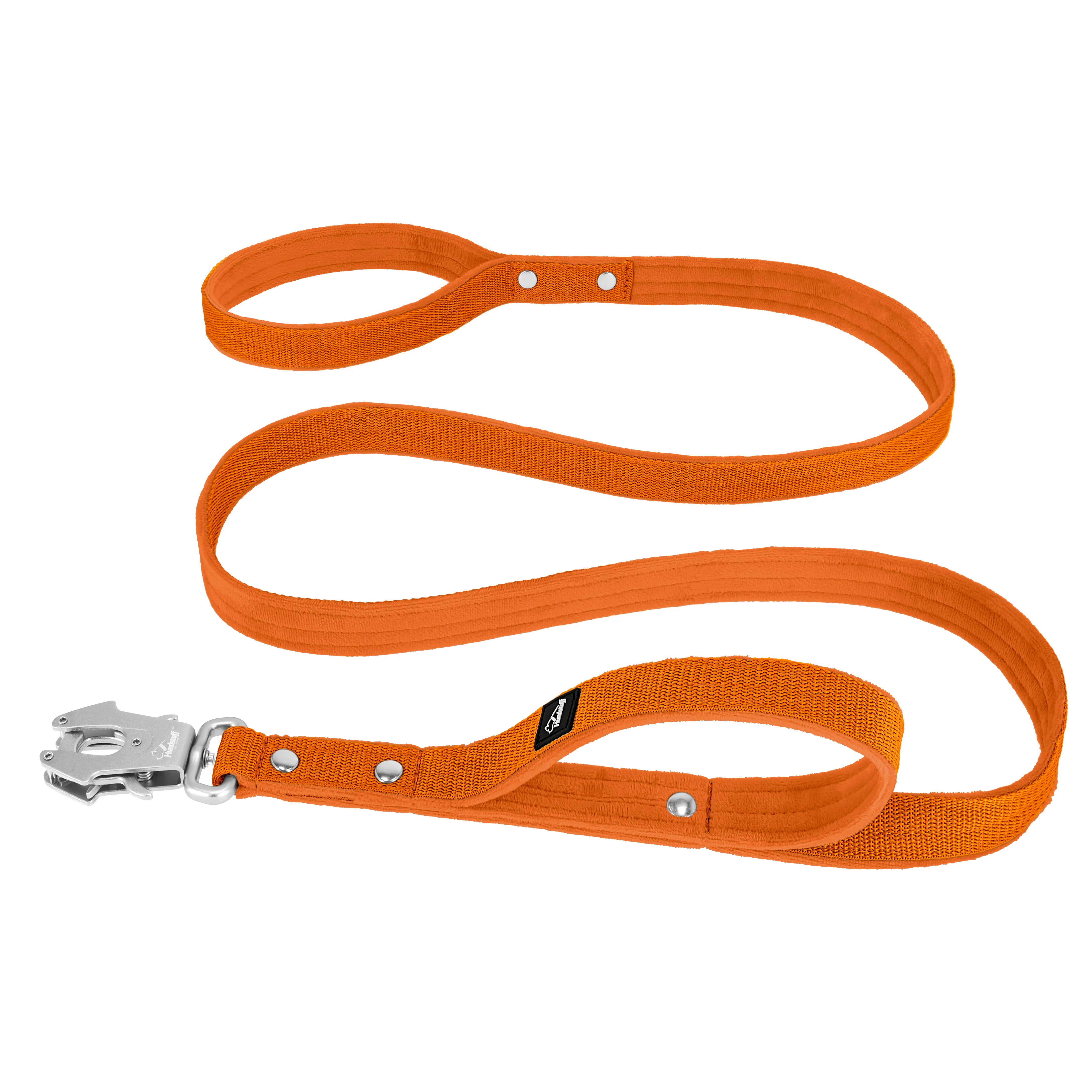 Guard Leash Orange - Guard leash with extra handle