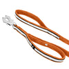 Guard Leash Safe Orange - Guard leash with handle & reflector