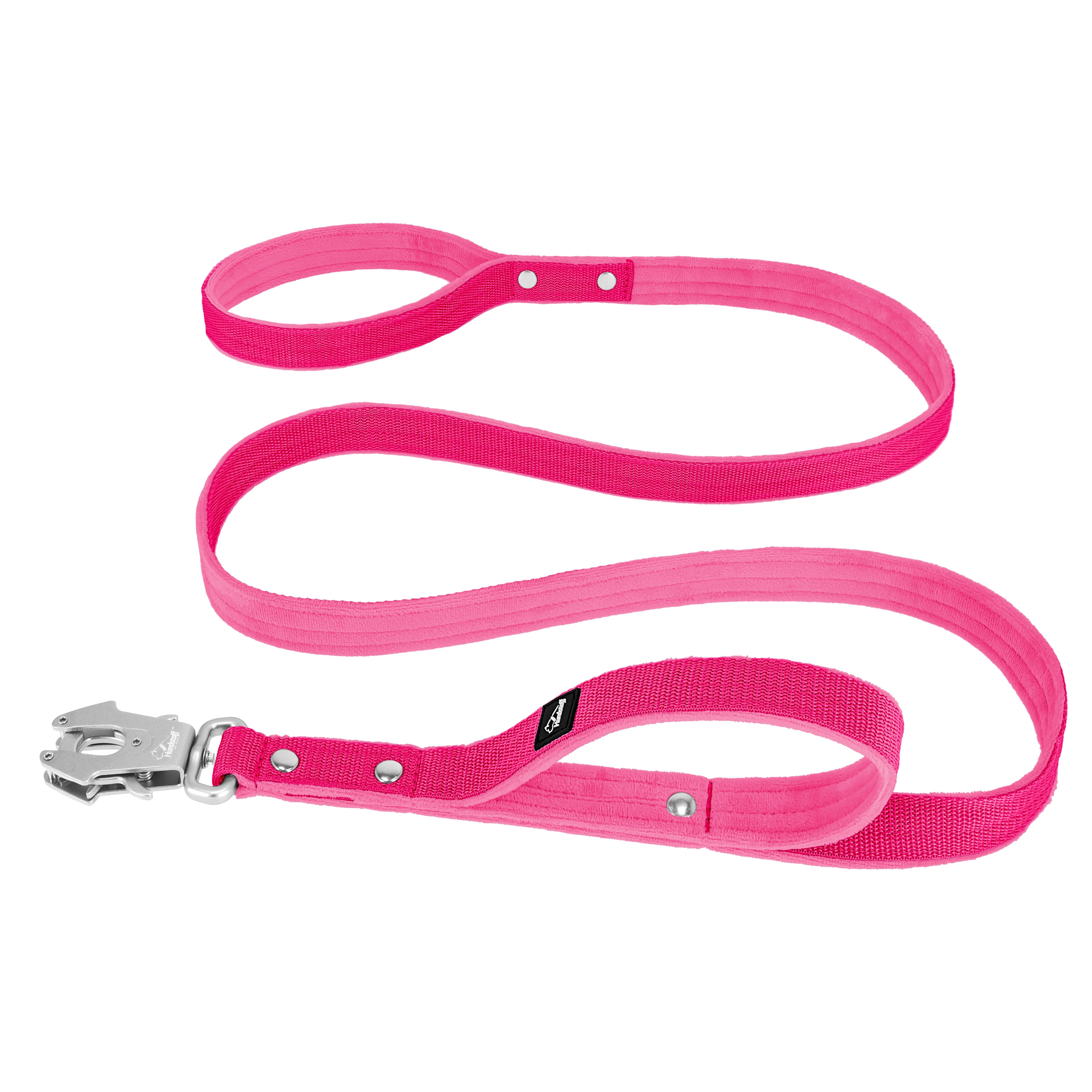 Guard Leash Pink - Guard leash with extra handle