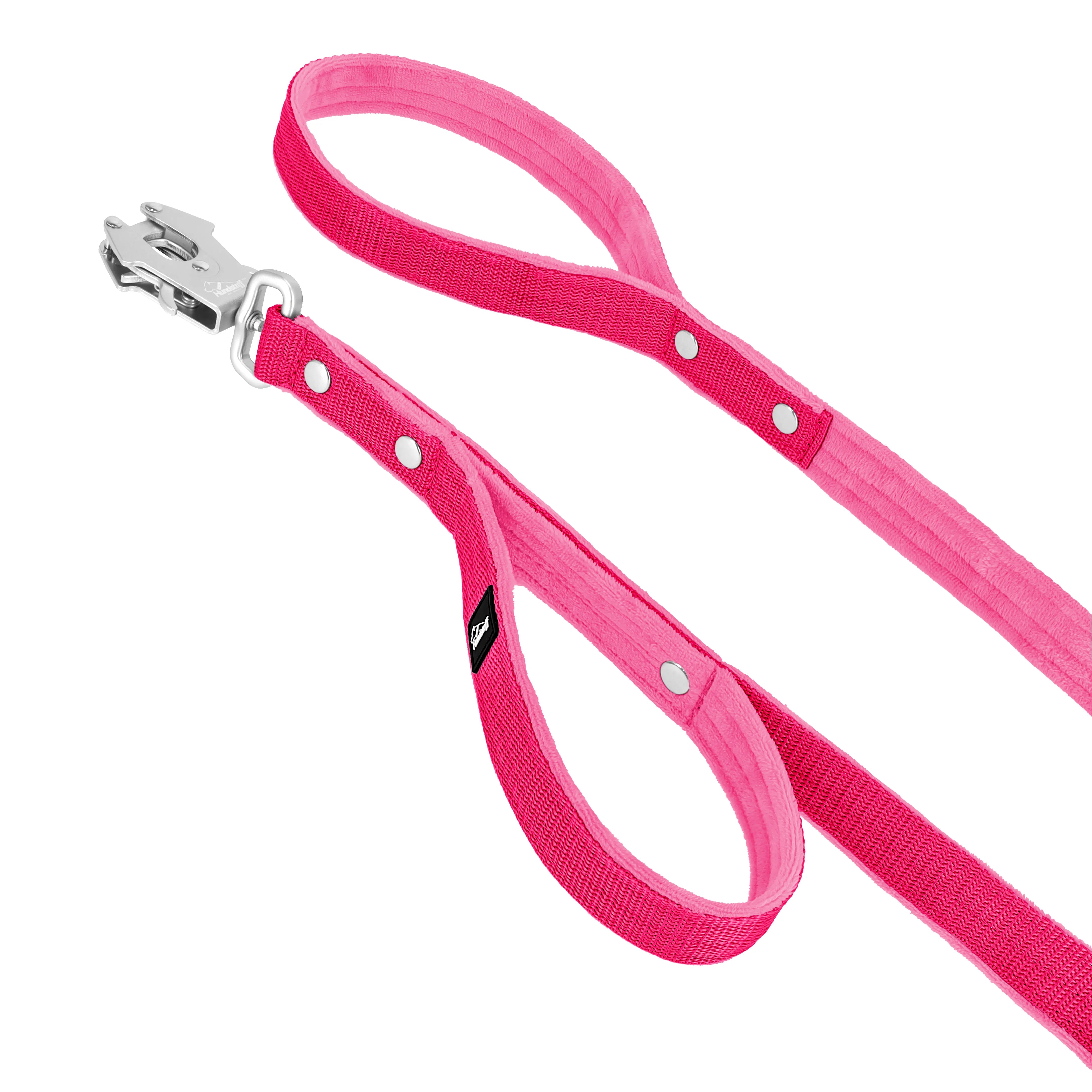 Guard Leash Pink - Guard leash with extra handle