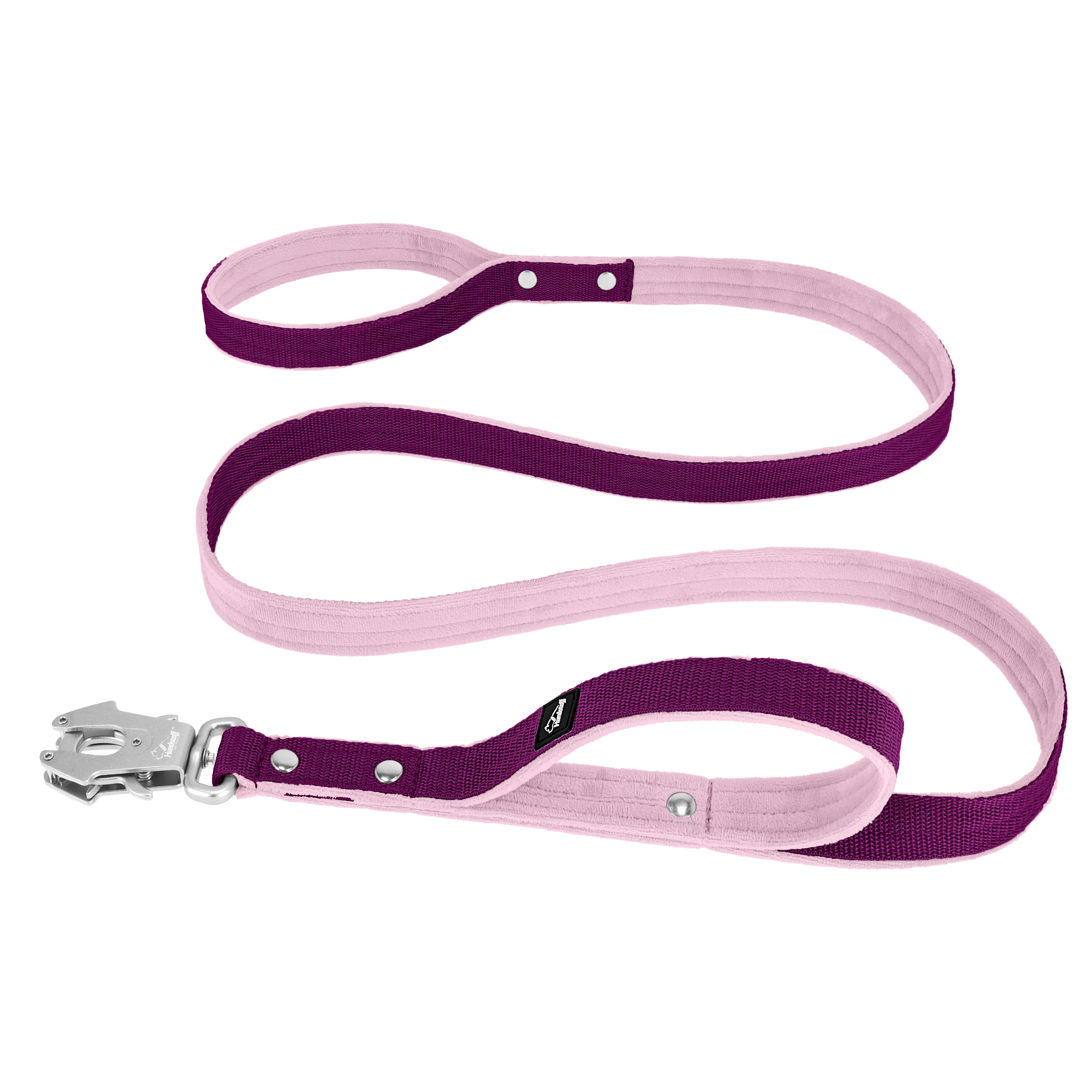 Guard Leash Plum - Guard leash with extra handle