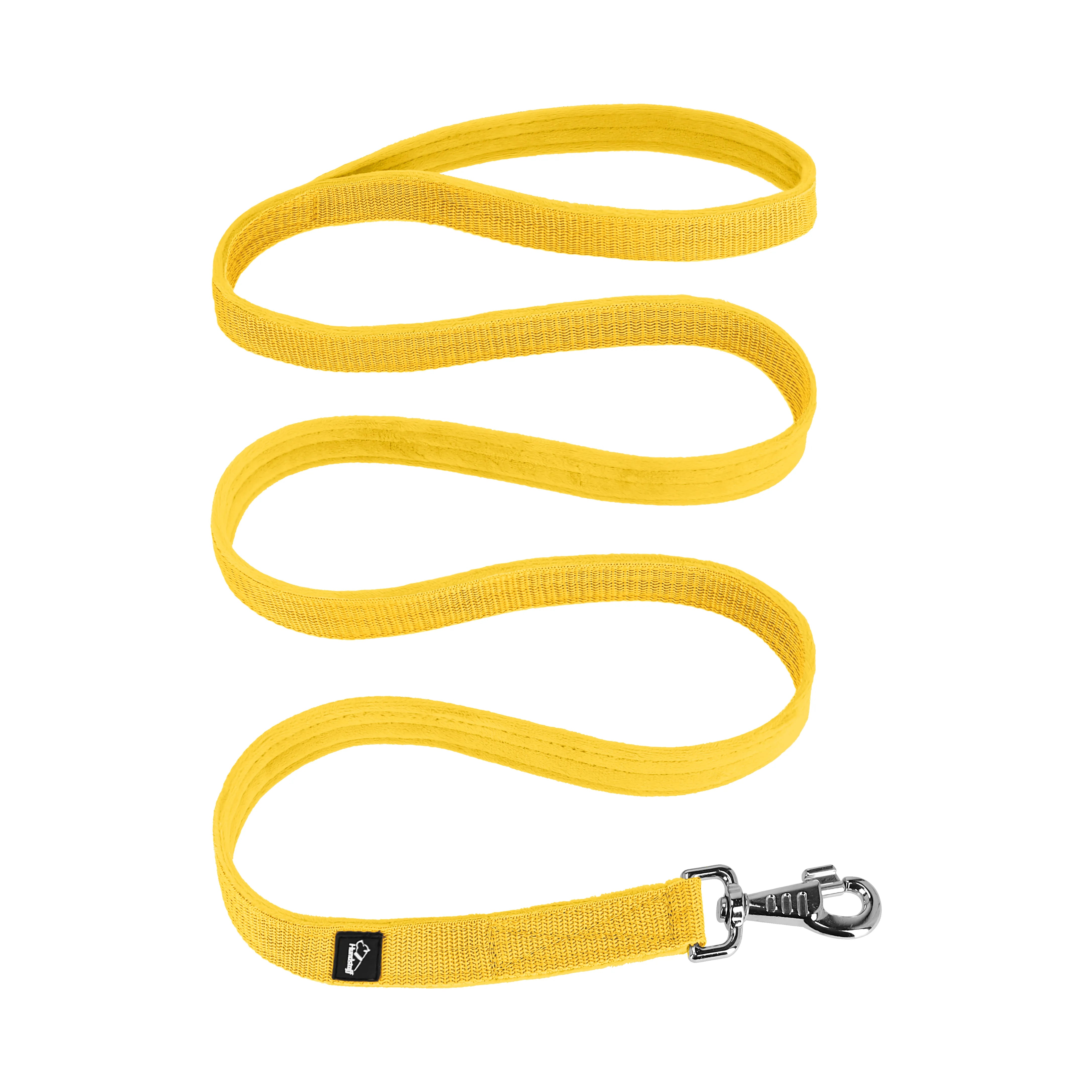 Martingale Chain Set Yellow – Half choke collar &amp; leash