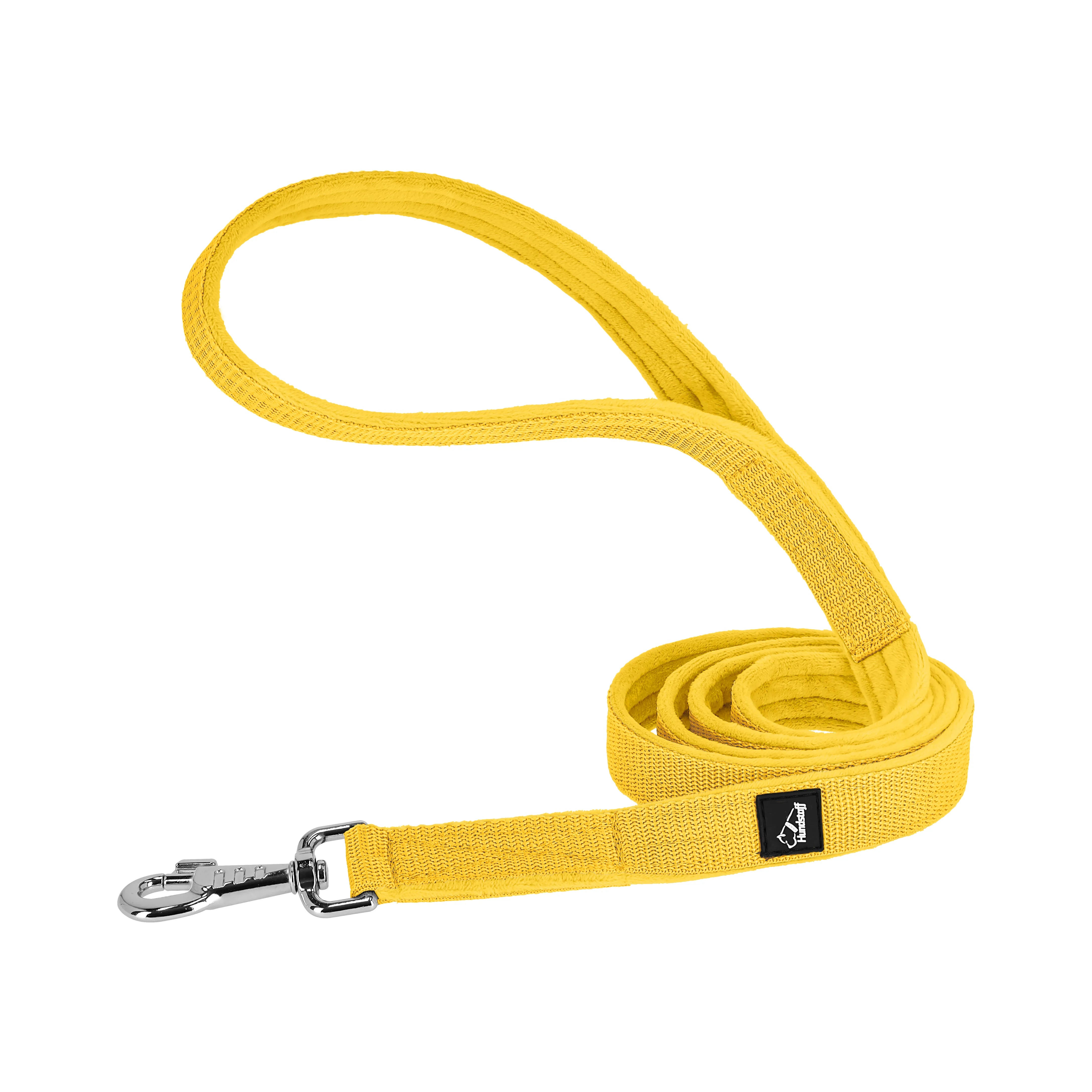 Martingale Chain Set Yellow – Half choke collar &amp; leash