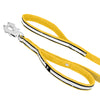 Guard Leash Safe Yellow - Guard leash with handle & reflector