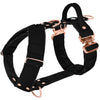 Easy Walk Extreme Rose Black - Harness with quick buckle