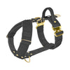 Easy Walk Extreme Gold Buckle Dark Gray - Harness with quick release buckle