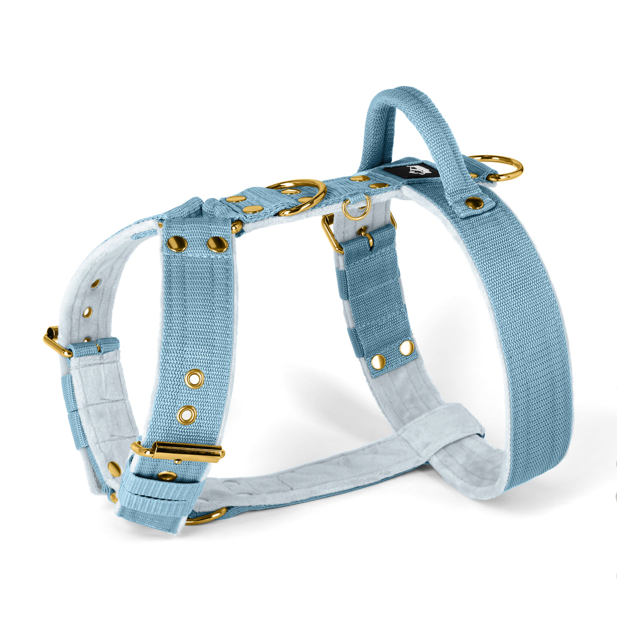 Easy Walk Golden Baby Blauw - Harnas met handgreep