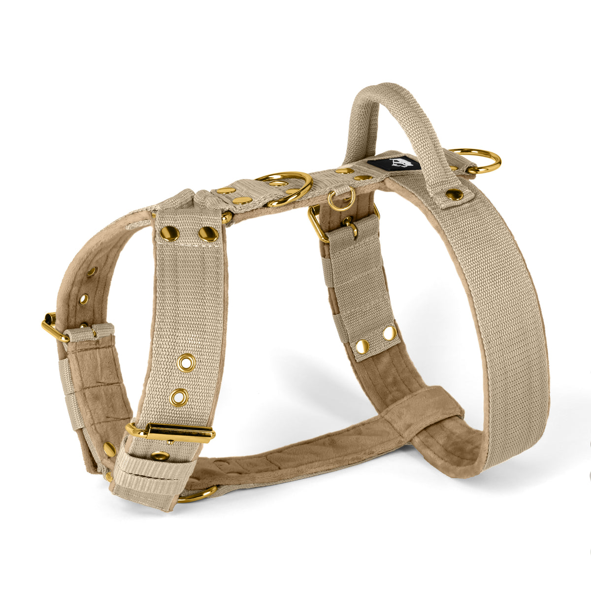 Easy Walk Golden Beige - Harness with handle
