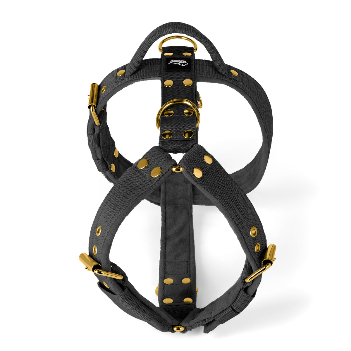 Easy Walk Golden Dark Grey - Harness with handle