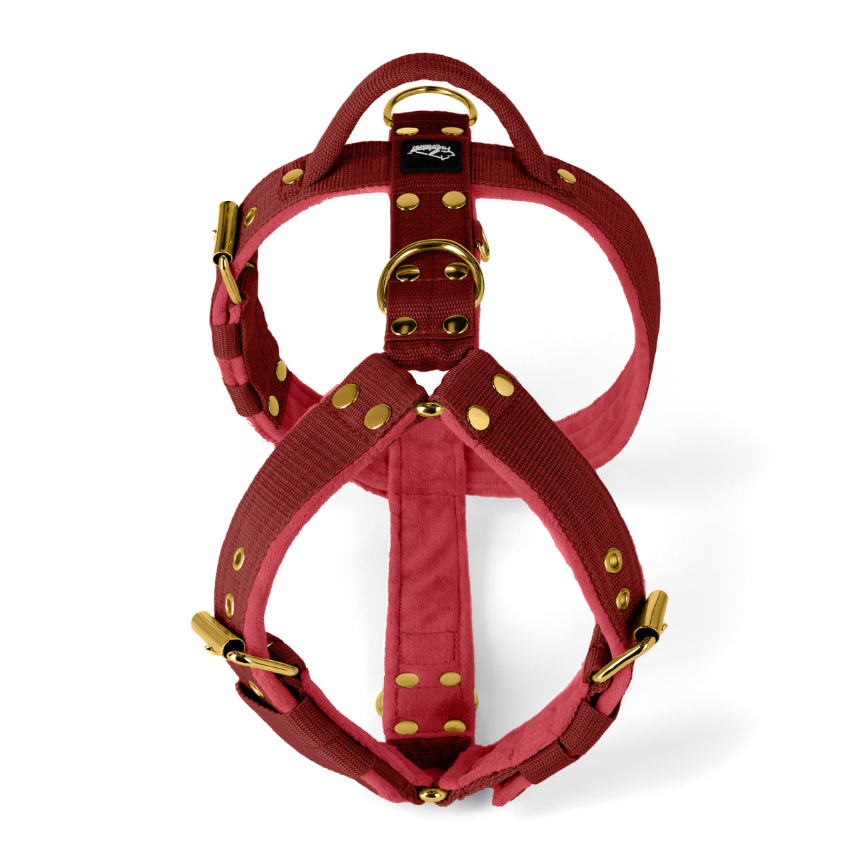 Easy Walk Golden Raspberry Red - Harness with handle