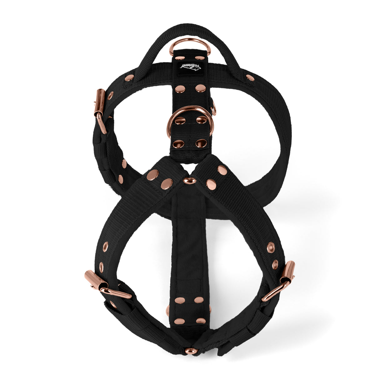 Easy Walk Rose Edition Black - Harness with handle