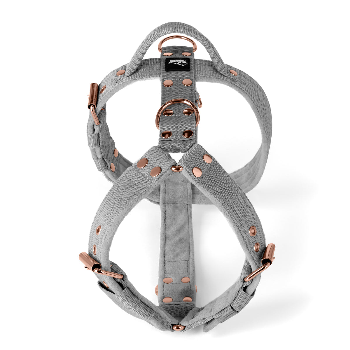 Easy Walk Rose Edition Grey - Harness with handle