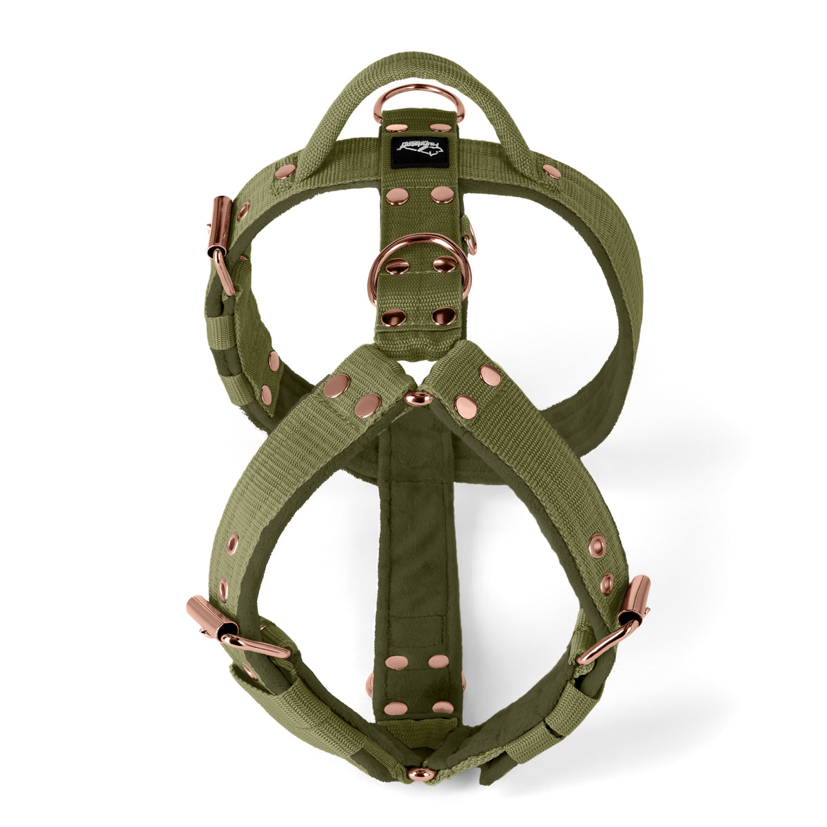 Easy Walk Rose Edition Olive Green - Harness with handle