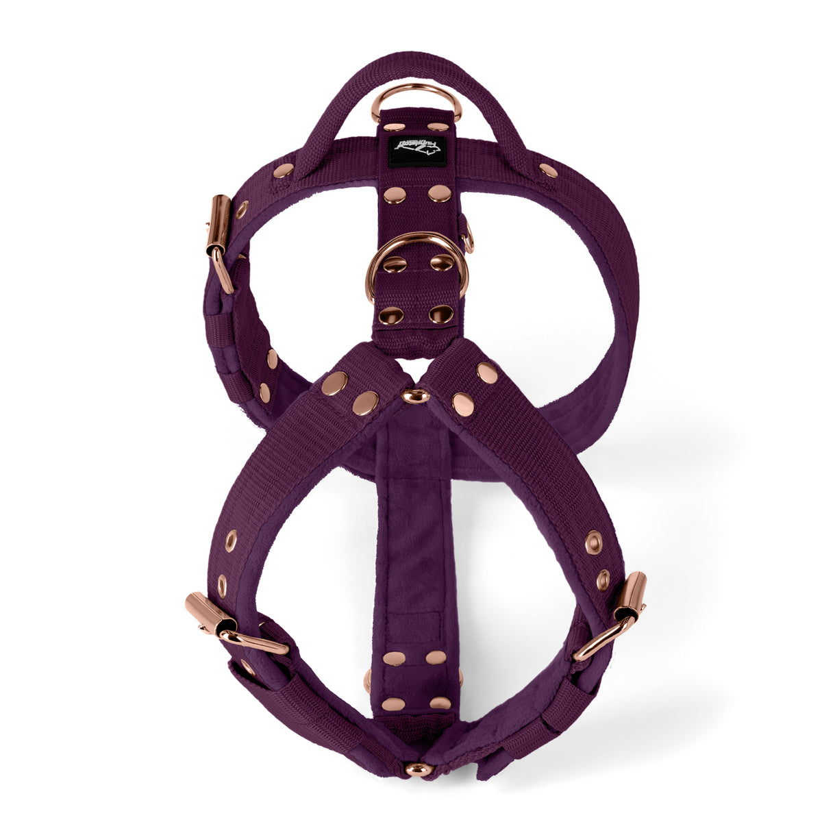 Easy Walk Rose Edition Plum - Harness with handle