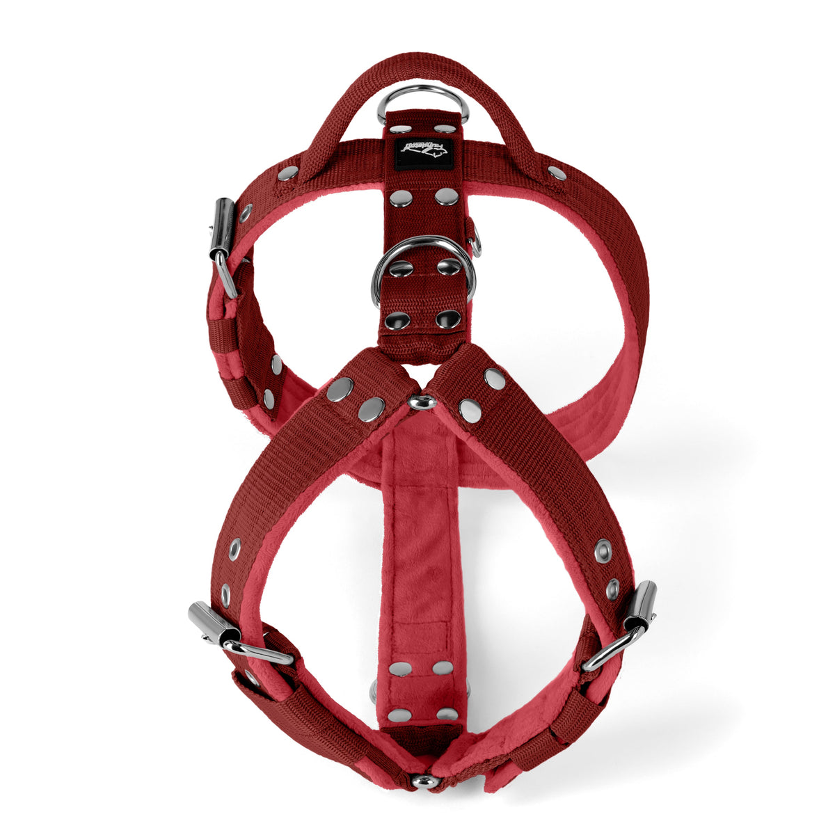 Hundstaff Easy Walk Silver Edition Raspberry Red
