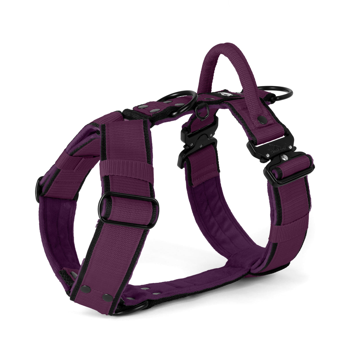 Hundstaff Easy Walk Extreme Black Edition Plum