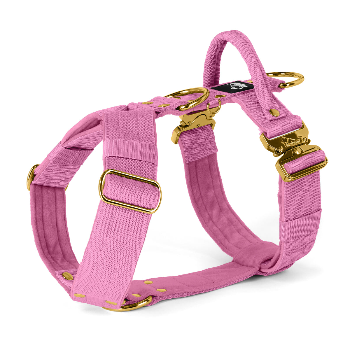 Easy Walk Extreme Gold Buckle Candy Pink - Harness with quick release buckle