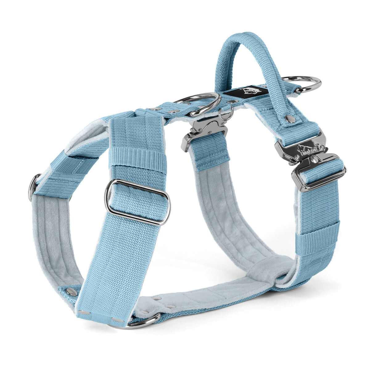 Hundstaff Easy Walk Extreme Silver Edition Baby Blue