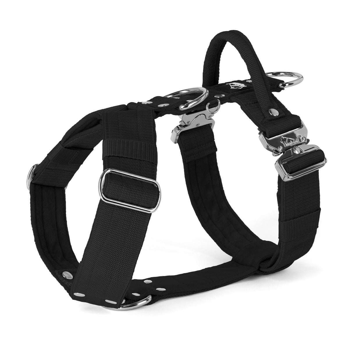 Hundstaff Easy Walk Extreme Silver Edition Black