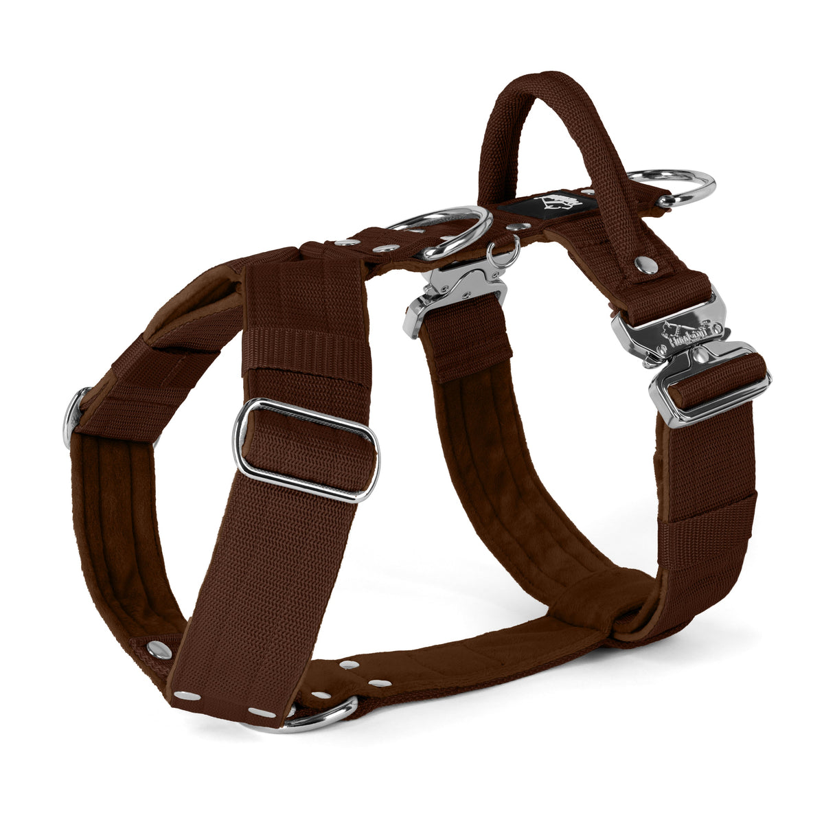 Hundstaff Easy Walk Extreme Silver Edition Dark Brown