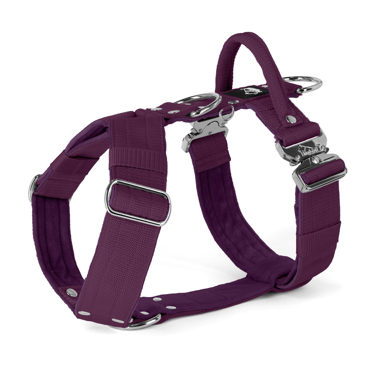 Hundstaff Easy Walk Extreme Silver Edition Plum