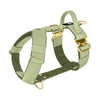 Easy Walk Extreme Gold Buckle Olive Green - Harness with quick release buckle