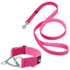 Martingale Chain Set Plum – Half Choker Necklace & Leash
